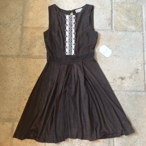 Altrd State Suede Open Back Dress